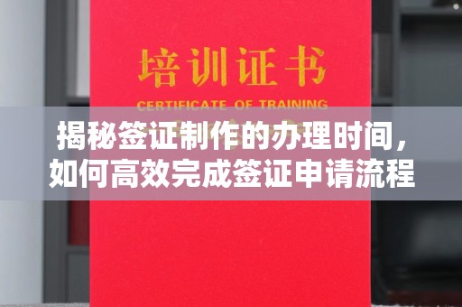 通河揭秘签证制作的办理时间，如何高效完成签证申请流程