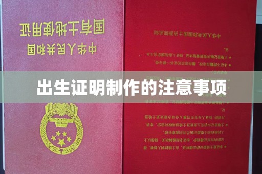 通河出生证明制作的注意事项
