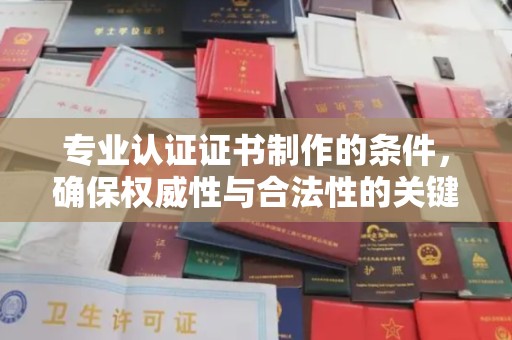 通河专业认证证书制作的条件，确保权威性与合法性的关键要素