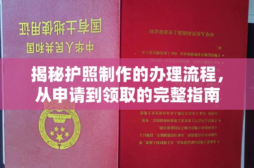 通河揭秘护照制作的办理流程，从申请到领取的完整指南