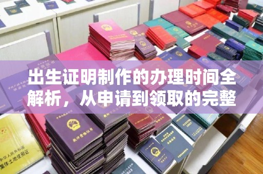 通河出生证明制作的办理时间全解析，从申请到领取的完整指南