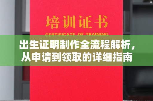 通河出生证明制作全流程解析，从申请到领取的详细指南